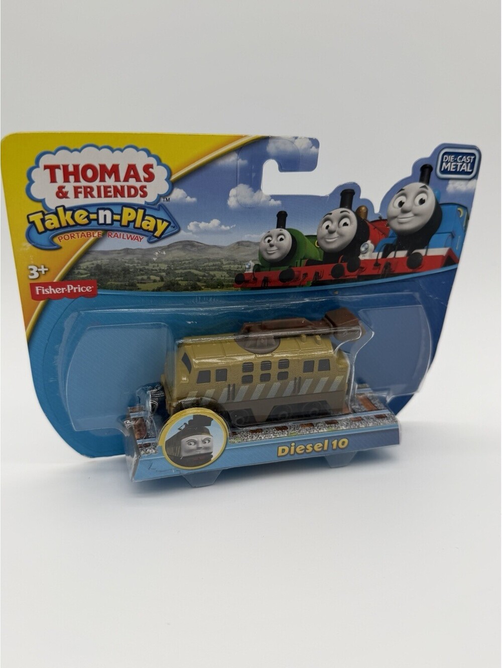 Fisher-Price Thomas the Train Take-n-Play Diesel 10 Vehicle Train Engine Car HTF